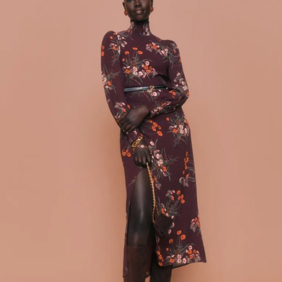 NWT Reformation Petites Aude Dress Emmeline (Size 6P) - Picture 5 of 10